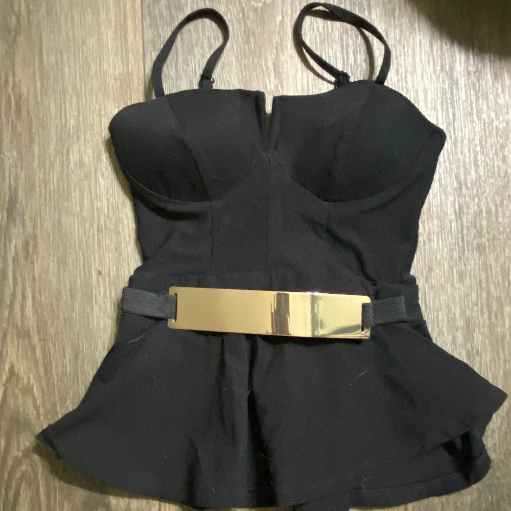 Material Girl Peplum Top